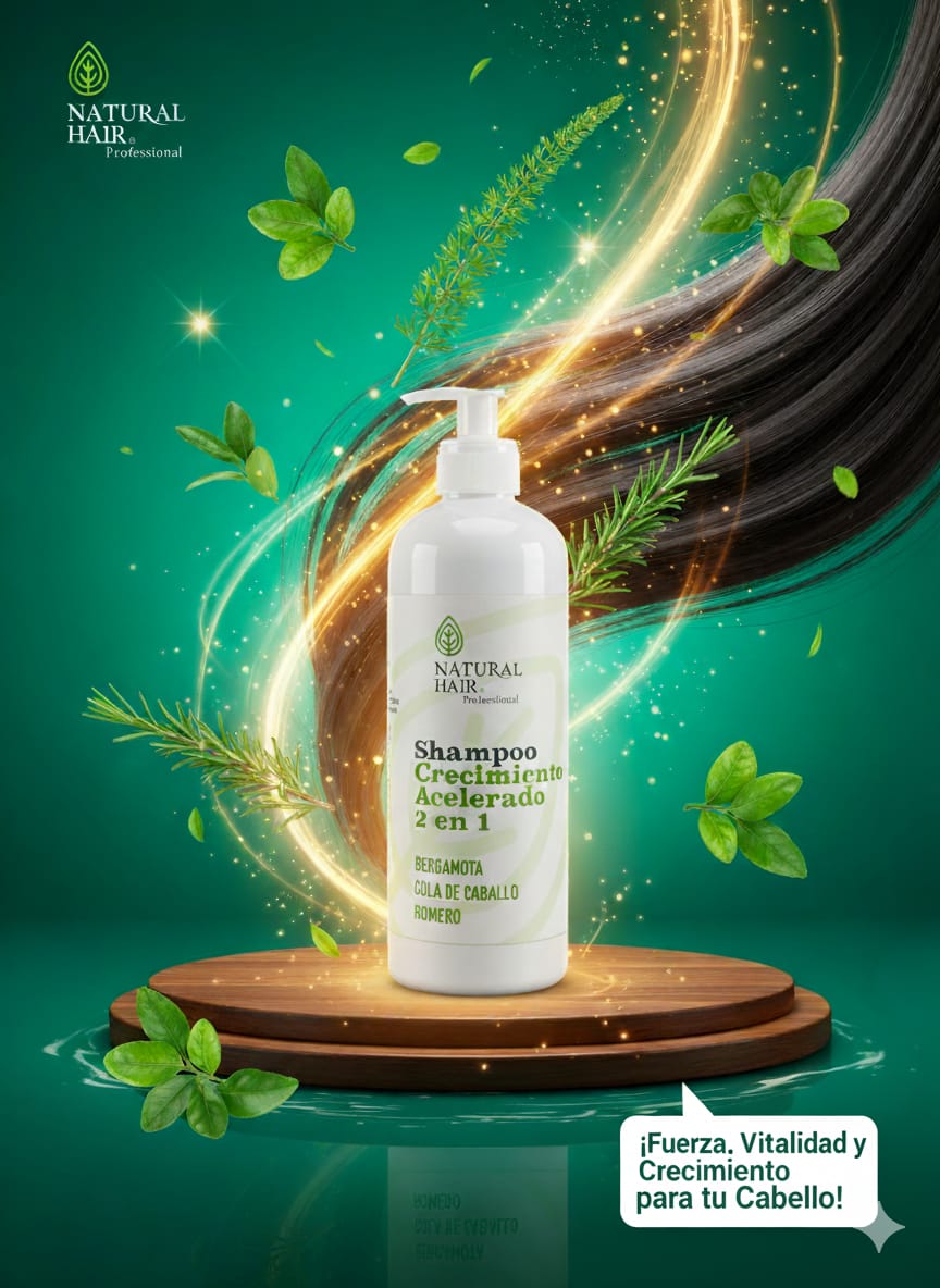 SHAMPOO CRECIMIENTO ACELERADO 2 EN 1